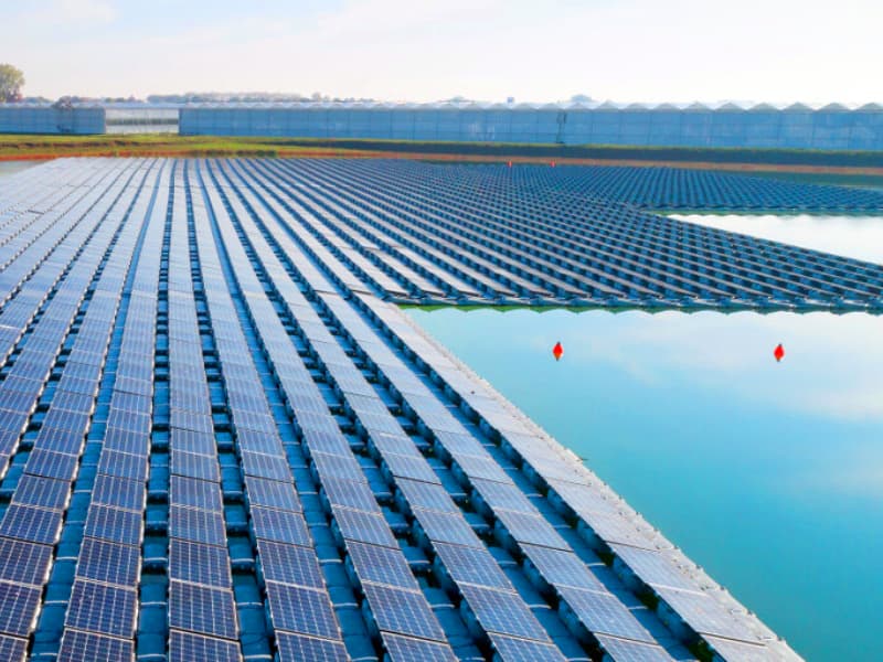 Floating Solar Arrays
